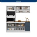 Ver imagem 5 de Cozinha Completa Modulada Americana com Vidro Reflecta 3 Peças Yescasa