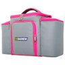 Bolsa Térmica 4 Potes - Cinza com Rosa - Padrão: Único - 3