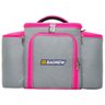 Bolsa Térmica 4 Potes - Cinza com Rosa - Padrão: Único - 1