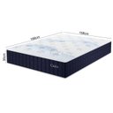 Ver imagem 3 de Colchão Queen Yescasa Mola Ensacada 30CMX198CMX158CM Cairo Azul