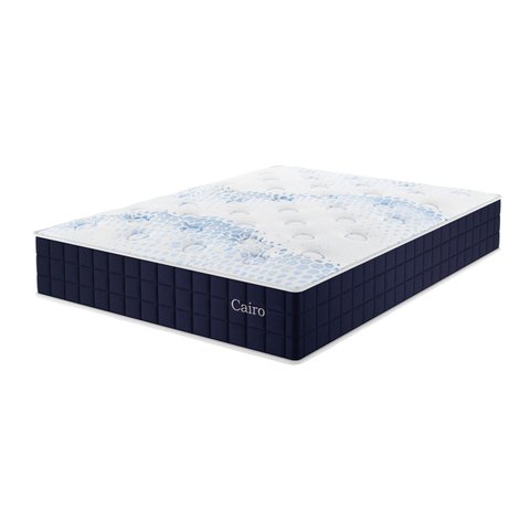 Colchão Queen Yescasa Mola Ensacada 30CMX198CMX158CM Cairo Azul