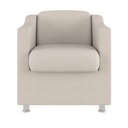 Poltrona Decorativa Tilla Reforçada Sala, Consultório ? Balaqui Decor Cor:bege - 4