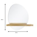 Ver imagem 5 de Espelho Funcional Shelf 66x52cm Orgânico G