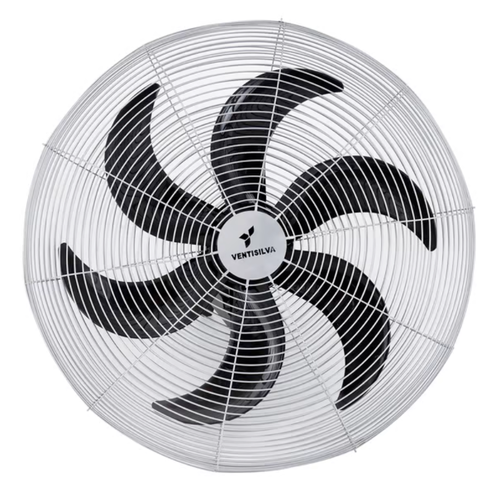 VENTILADOR DE PAREDE 65CM PT/CR VENTISILVA:Preto/Cromo/127V/220V ...