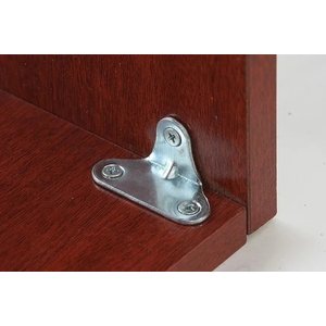 Cantoneira 722 P/Fixar Moveis 3 Furos com 40 Unidade (Zincada