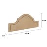 Cabeceira King Estofada para Cama Box com Tachas 193x60cm Provençal Luxo - 3