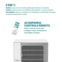 Ver imagem 7 de Ar Condicionado Portátil Philco 12000 BTUS Frio Gás R32 PAC12FN 127V Branco