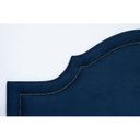 Ver imagem 4 de Cabeceira King Estofada para Cama Box com Tachas 193x60cm Provençal Luxo Azul