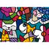 QUEBRA-CABECA Cartonado Romero Britto HAPPY 1000 Pecas - 3