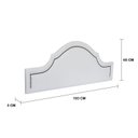 Ver imagem 3 de Cabeceira King Estofada para Cama Box com Tachas 193x60cm Provençal Luxo Branco
