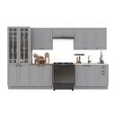 Ver imagem 2 de Armário de Cozinha Modulada Completa Fidelitá Nara 100% MDF 6 Peças 360cm 16 Portas 2 Gavetas sem