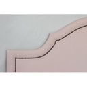 Ver imagem 4 de Cabeceira King Estofada para Cama Box com Tachas 193x60cm Provençal Luxo Rosa