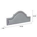 Ver imagem 3 de Cabeceira King Estofada para Cama Box com Tachas 193x60cm Provençal Luxo