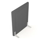 Ver imagem 4 de Cabeceira Cama Box Solteiro Alba 90cm com Frame Bouclé Cinza Escuro - Desk Design