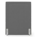 Ver imagem 1 de Cabeceira Cama Box Solteiro Alba 90cm com Frame Bouclé Cinza Escuro - Desk Design