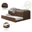 Ver imagem 6 de Bicama Solteiro MDF 2 Gavetas Sophie