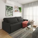 Ver imagem 1 de Sofá Retrátil e Reclinável em Linho 180cm Boss