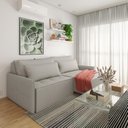 Ver imagem 1 de Sofá Retrátil e Reclinável em Linho 200cm Boss