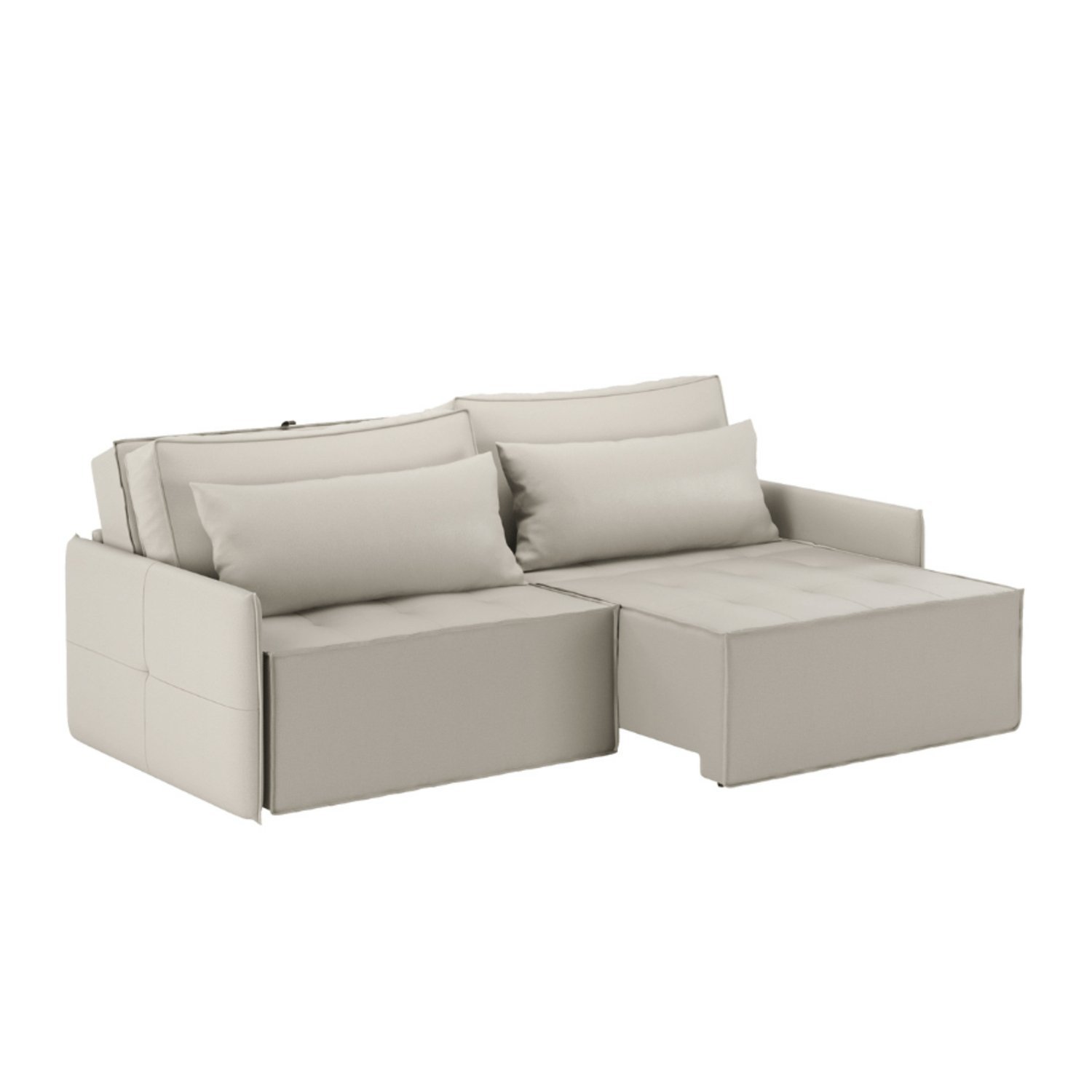 Sofá Retrátil e Reclinável em Linho 220cm Boss - 2