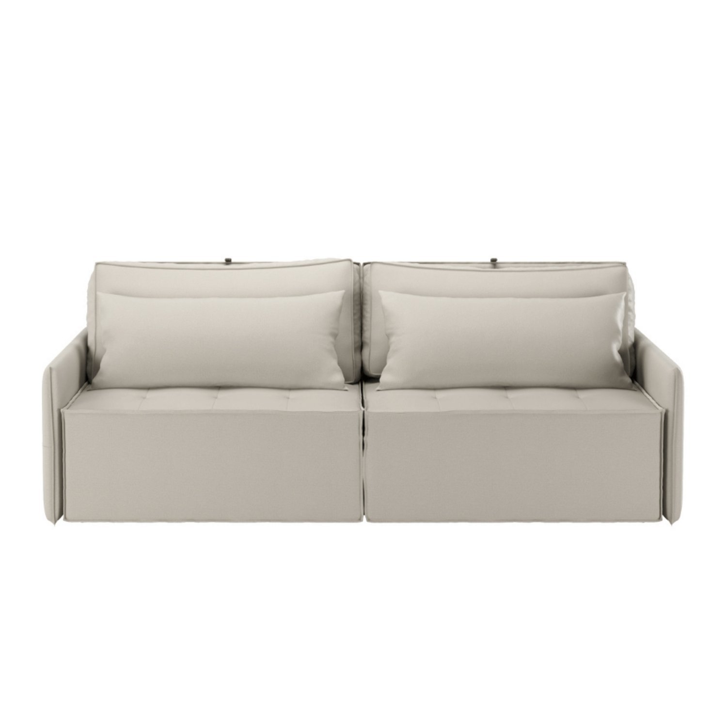 Sofá Retrátil e Reclinável em Linho 220cm Boss - 5
