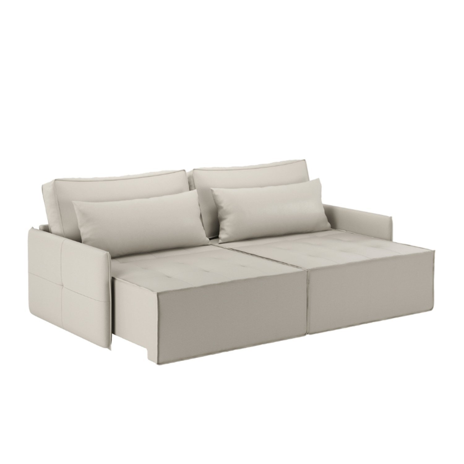 Sofá Retrátil e Reclinável em Linho 220cm Boss - 6