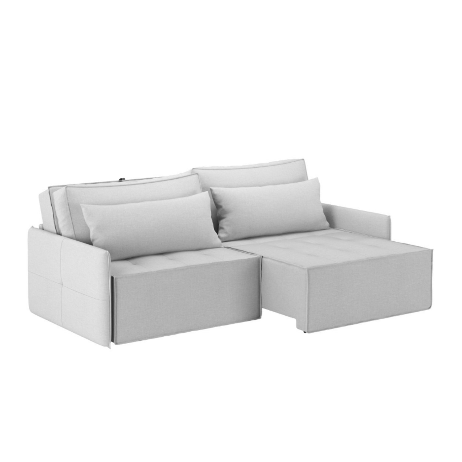 Sofá Retrátil e Reclinável em Linho 220cm Boss - 2
