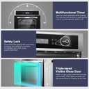 Ver imagem 5 de Amzchef Forno Elétrico Embutido 24" com 11 Funções e 8 Receitas (2800w)