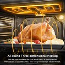 Ver imagem 2 de Amzchef Forno Elétrico Embutido 24" com 11 Funções e 8 Receitas (2800w)