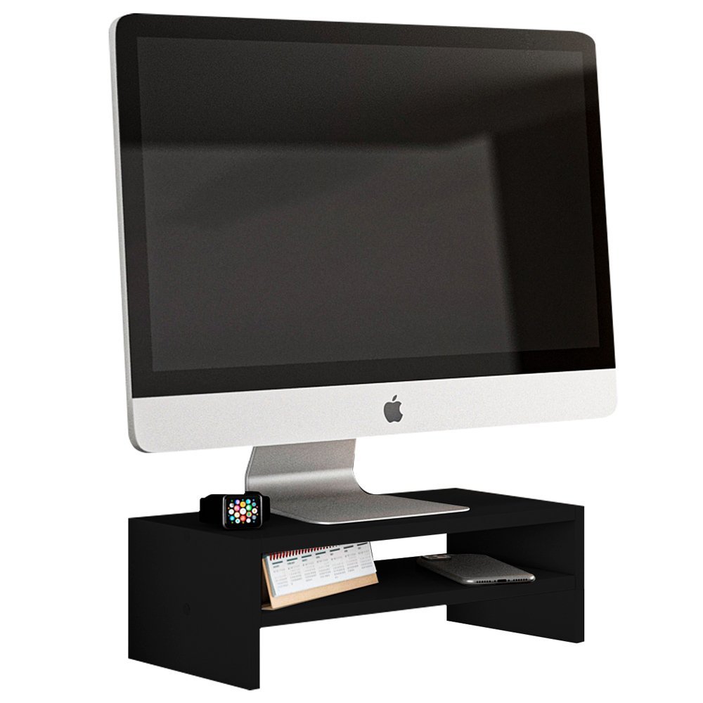 Suporte Stand Base Para Tela Monitor Laptop Soft Elevado 45cm em MDF ...