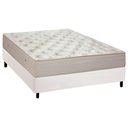 Ver imagem 1 de Cama Box Casal: Colchão Molas Ortobom Hotelaria Multilastic Orthotel Superluxo + Base CRC Courano Br
