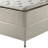 Cama Box Casal Bege + Colchão Molas Ensacadas Visco Gel Pillow Top Colorado 138x188x67cm - 5