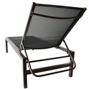 Ver imagem 3 de Kit com 2 Espreguiçadeiras em Alumínio e Tela Sling com Mesa Lateral para Piscina