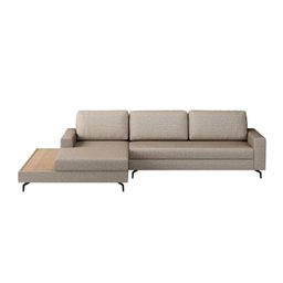 Sofá em Linho 322cm Chaise Esquerdo e Deck Loft - 2
