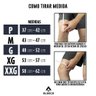 Joelheira de Compressão Com Faixa Ajustável Sense 3.0 - para todo tipo de esporte:Preto/G/Unissex - 3