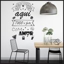 Ver imagem 2 de Adesivo de Parede Decorativo Frase Motivacional Bem Vindo Lanchonete