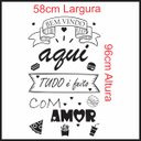 Ver imagem 3 de Adesivo de Parede Decorativo Frase Motivacional Bem Vindo Lanchonete