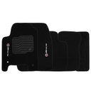 Ver imagem 1 de Jogo de Tapete Automotivo Carpete Fiat Bravo 2011 À 2016 Soft Logo Bordado Preto 5 Peças