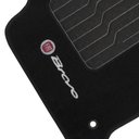 Ver imagem 6 de Jogo de Tapete Automotivo Carpete Fiat Bravo 2011 À 2016 Soft Logo Bordado Preto 5 Peças