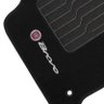 Jogo de Tapete Automotivo Carpete Fiat Bravo 2011 À 2016 Soft Logo Bordado Preto 5 Peças - 6