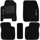 Ver imagem 3 de Jogo de Tapete Automotivo Carpete Fiat Bravo 2011 À 2016 Soft Logo Bordado Preto 5 Peças