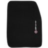 Jogo de Tapete Automotivo Carpete Fiat Bravo 2011 À 2016 Soft Logo Bordado Preto 5 Peças - 5
