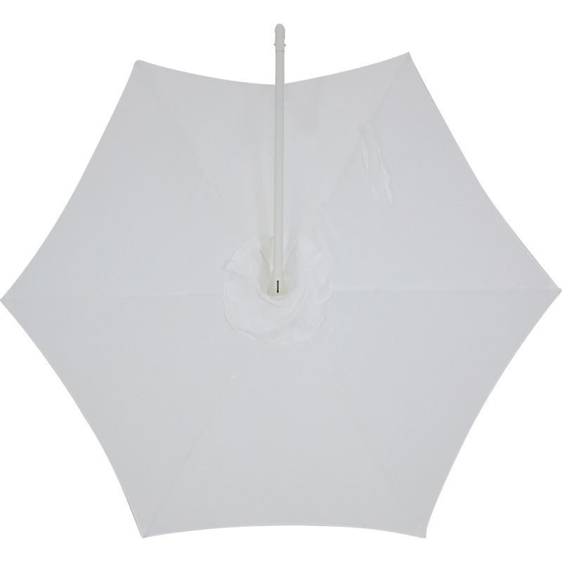 Ver imagem 3 de Ombrelone Lateral Guarda Sol Bel Veneza 3 Metros Branco com Base de Apoio P/ Piscina, Hotel, Varanda