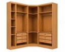 Ver imagem 5 de Guarda-Roupa Modulado de Canto Oblíquo 5 Portas e Cantoneira 100% MDF Cairo