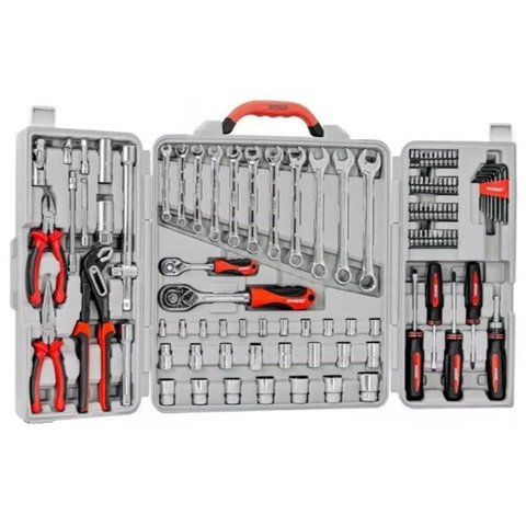 Kit Ferramenta Reparos 110 Pçs - Profissional Worker