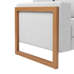 Sofá para Sala de Estar em Linho 230cm Lin - 6