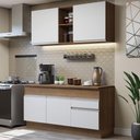 Ver imagem 1 de Cozinha Compacta 150001 Com Armário E Balcão Rustic/branco