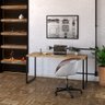 Mesa Para Computador Diretor Estilo Industrial 1,50m Kuadra - 2