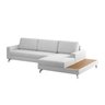 Sofá em Linho 292cm Chaise Direito e Deck Loft - 5