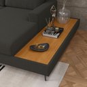 Ver imagem 5 de Sofá em Linho 292cm Chaise Direito e Deck Loft