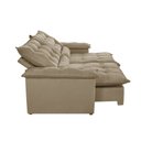 Ver imagem 2 de Sofa Retratil e Reclinavel Alice 230cm Braço 25 Cm em Linho Meu Sofá Online